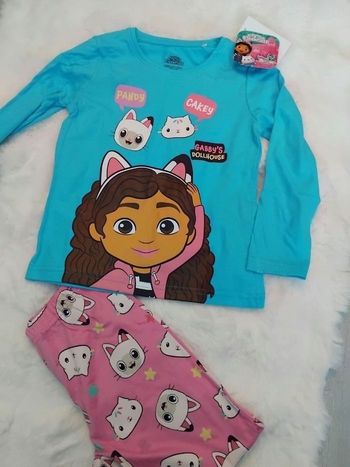Pyjama coton fille, Gabby’s Dollhouse, neuf