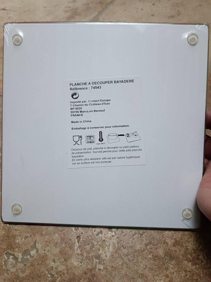 NEUF - dessous de plat/planche a découper 20 cm - photo numéro 2