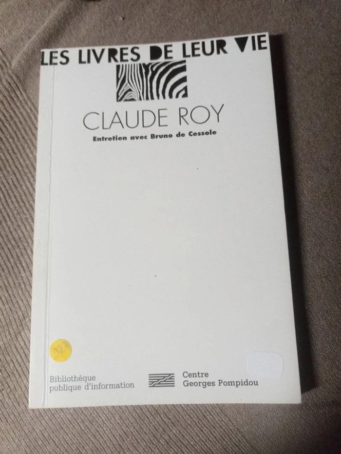 Claude Roy entretien avec Bruno de Cessole