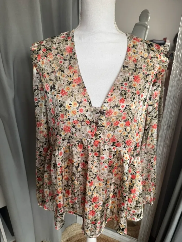 Blouse fleurie