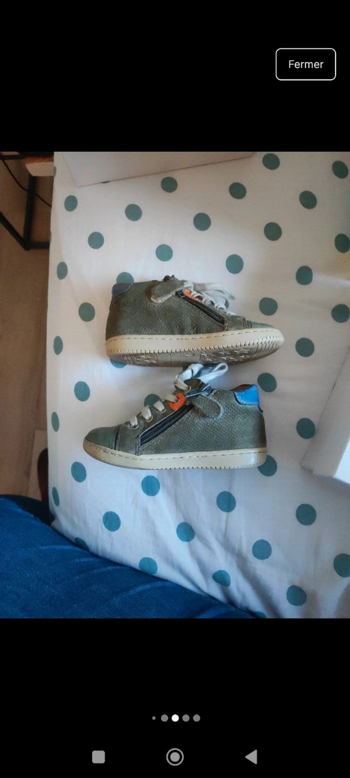 Chaussures Babybotte garçon Vert - photo numéro 4
