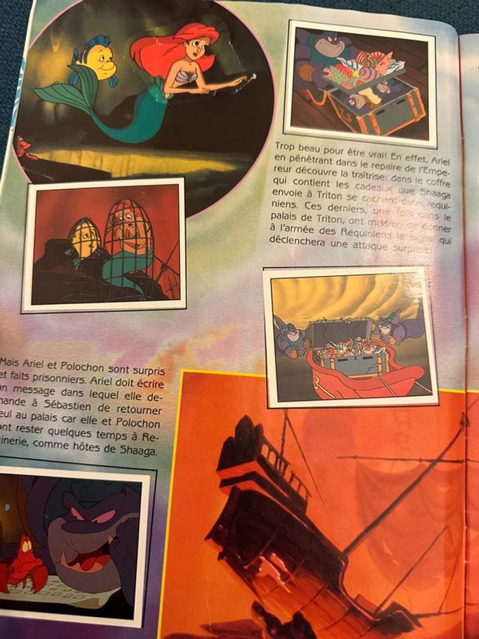 Album livre Panini complet stickers autocollants Disney La petite sirène le dessin animé TV - photo numéro 5