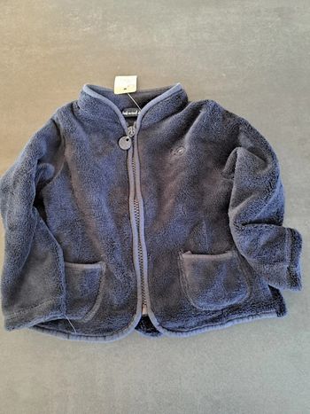 gilet polaire gris 24m