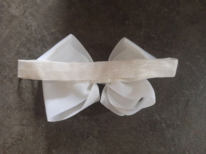 Bandeau noeud blanc - photo numéro 2