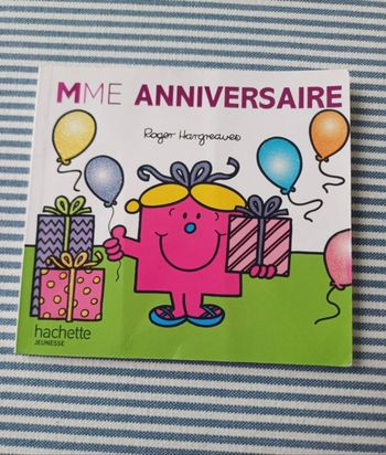 Livre Mme anniversaire