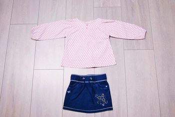 Ensemble maillot et jeans. 23 mois/2 ans fille. Orchestra