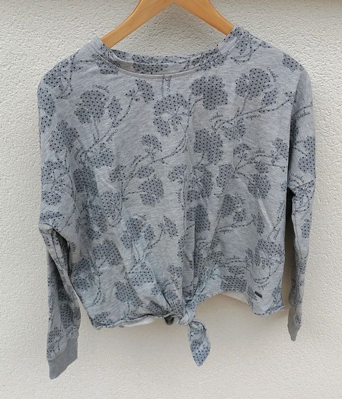 Sweat court gris bleu marine taille M Creeks - photo numéro 6