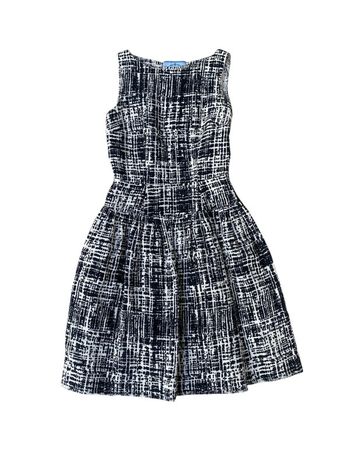 Robe sans manches en coton et lin Prada taille 38 IT (34 FR)