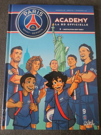 Bande dessinée paris Saint germain academy tome 5