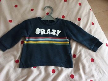 Pull Kiabi 12 mois bleu marine