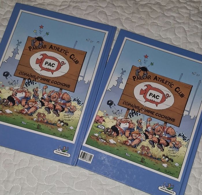 Lot de 2 bd les rugbymen - photo numéro 2