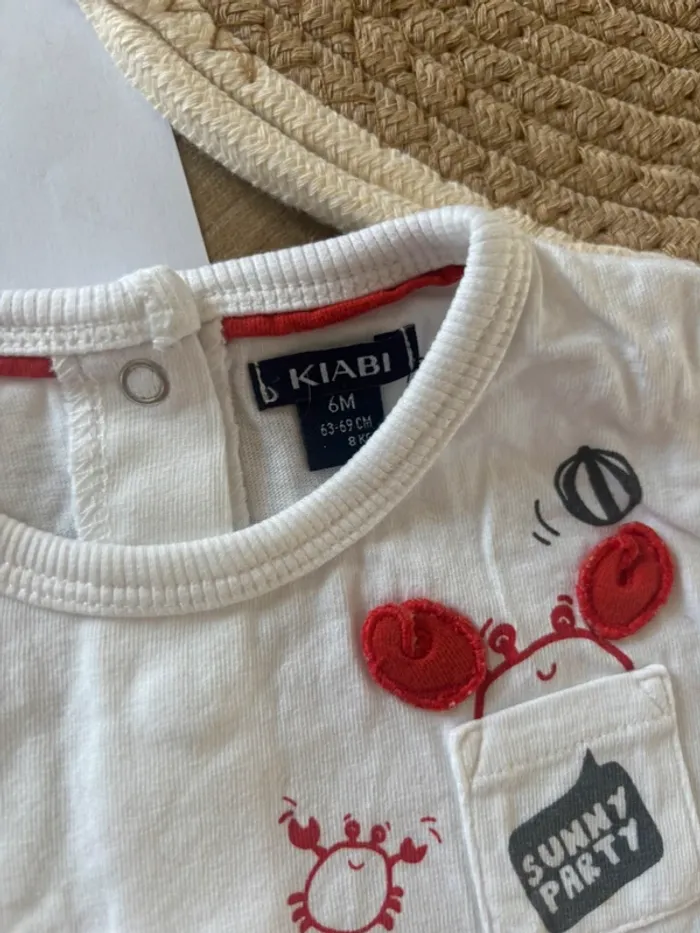Teeshirt taille 6 mois - photo numéro 3