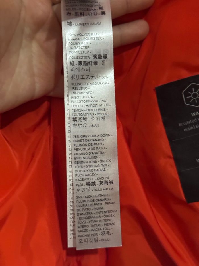 levi's luna core puffer jacket orange fluo - photo numéro 4