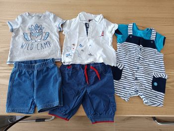 Lot de 3 tenues été taille 6 mois