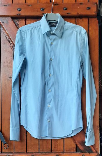 Chemise homme bleue claire, Zara Taille S