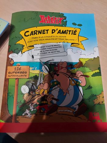 Carnet amitié asterix