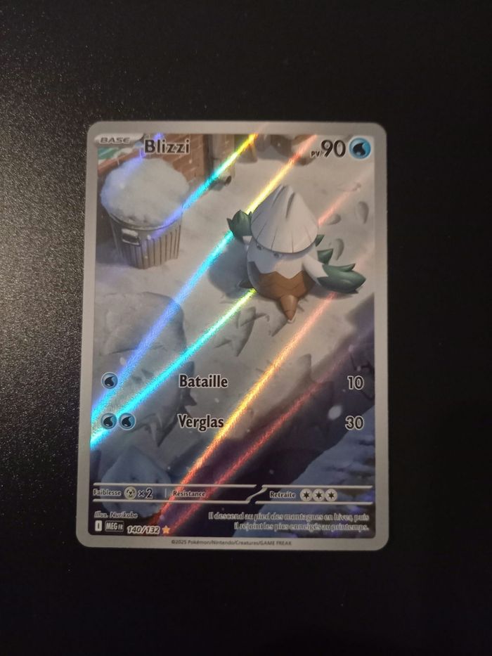 Carte Pokémon Blizzi  140/132 AR ME01