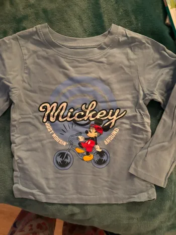 T-shirt manches longues Mickey 2-3 ans