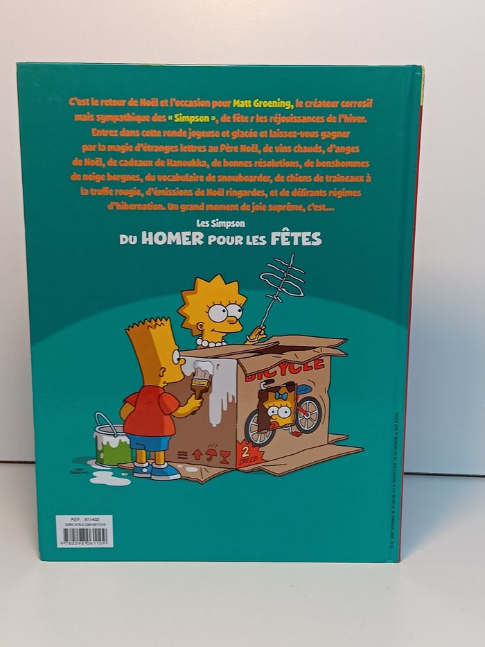 Livre Bande dessinée les Simpson Du homer pour les fêtes - photo numéro 3