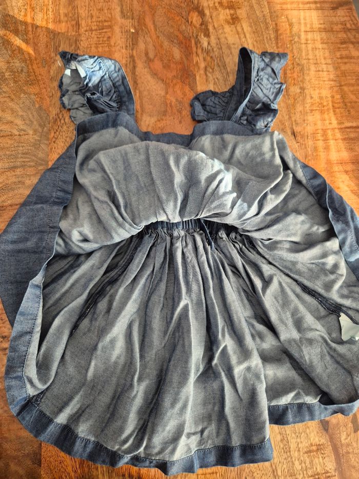 Jupe salopette Catimini 12 18 mois 80cm imitation jeans - photo numéro 5