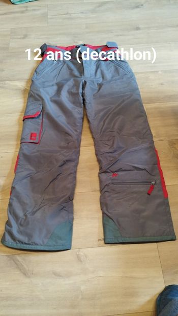 Pantalon de ski mixte 12 ans 