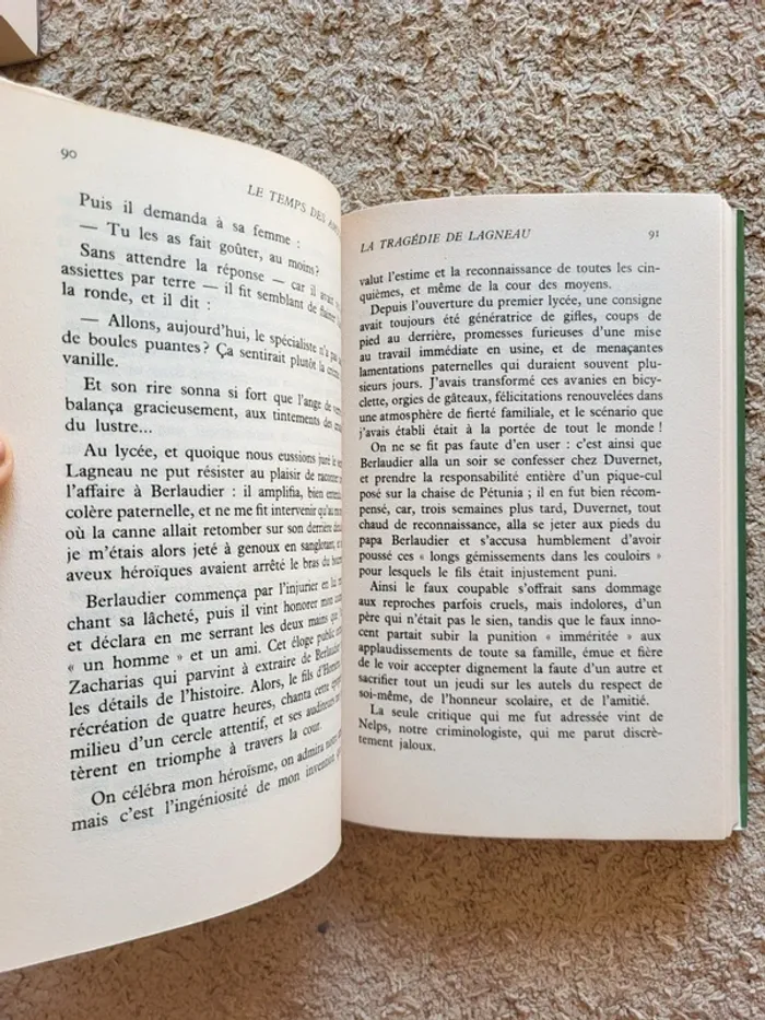Livre relié "Le temps des amours,  souvenirsd'enfance" de Marcel Pagnol - Roman autobiographique - photo numéro 7
