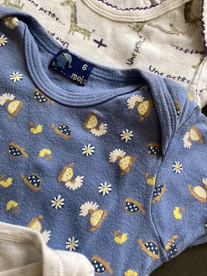 Lot ensemble body bodys bodies 6 mois bébé fille - photo numéro 8