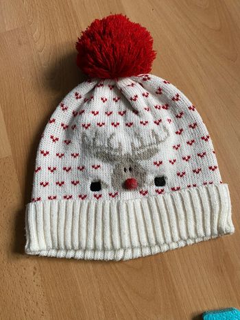 Bonnet à pompon renne