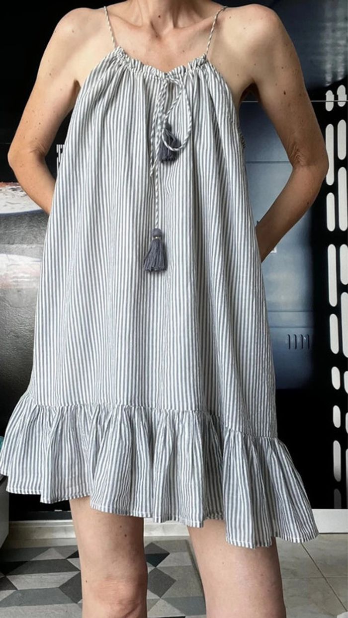 Robe rayée