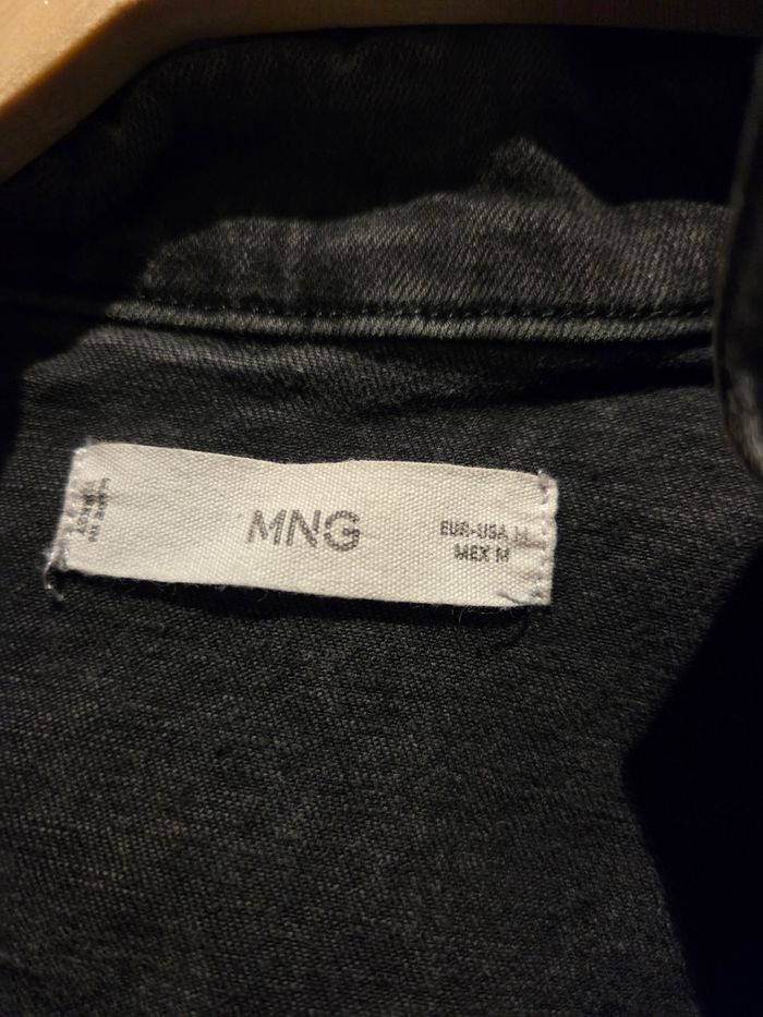 Combinaison en jean noir pret du corps stretch - photo numéro 3