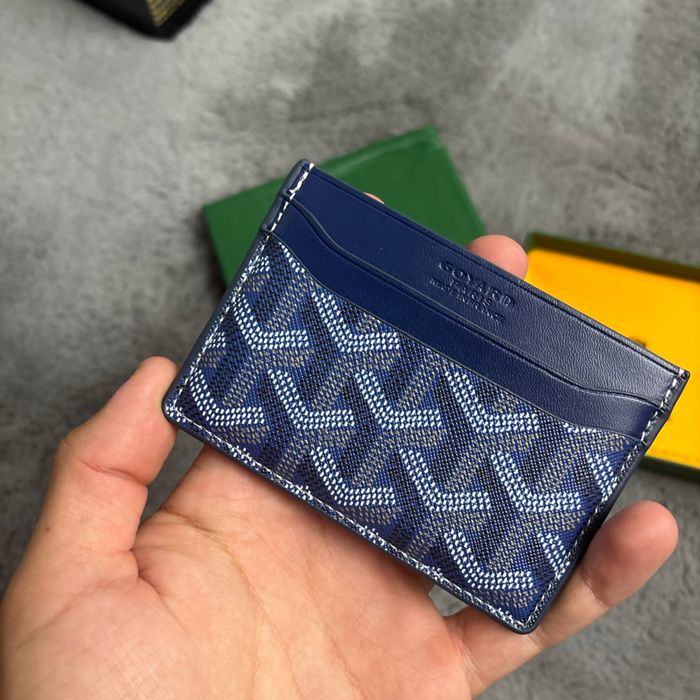 Porte carte goyard bleu neuf - photo numéro 2