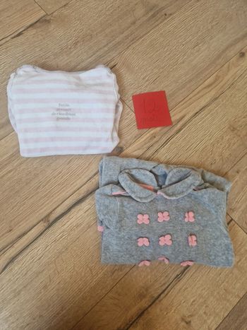 Lot de 2 pyjama velours