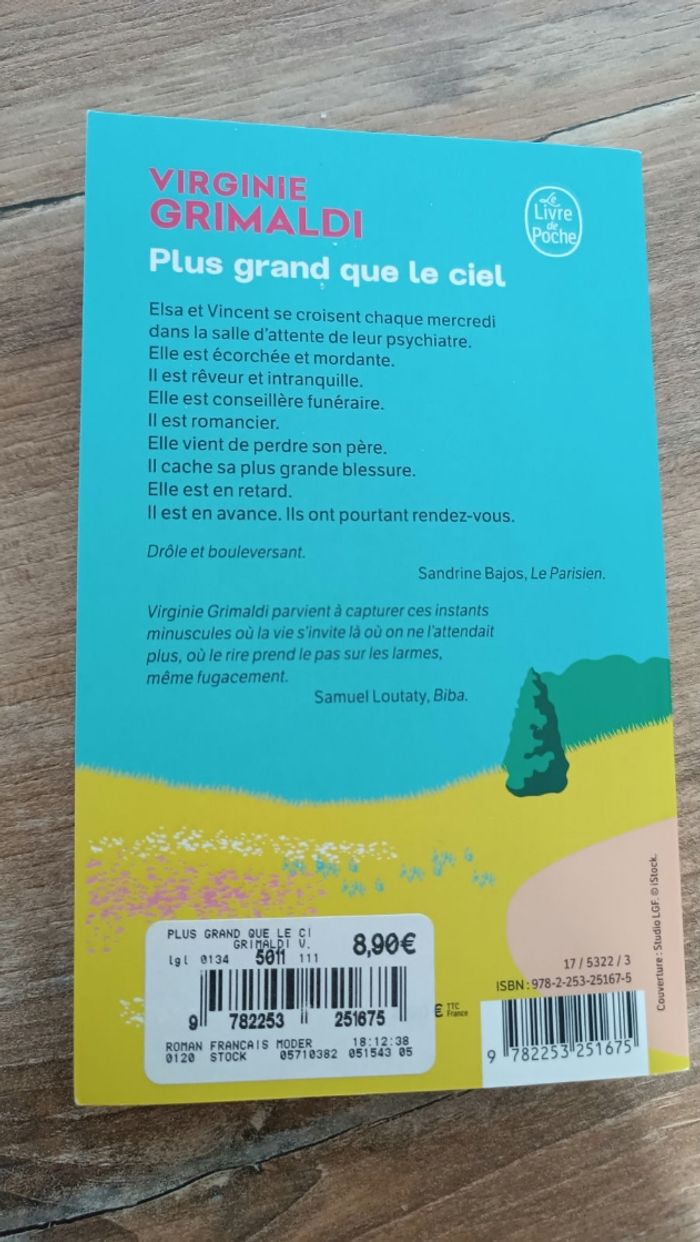 Livre Plus grand que le ciel - photo numéro 2