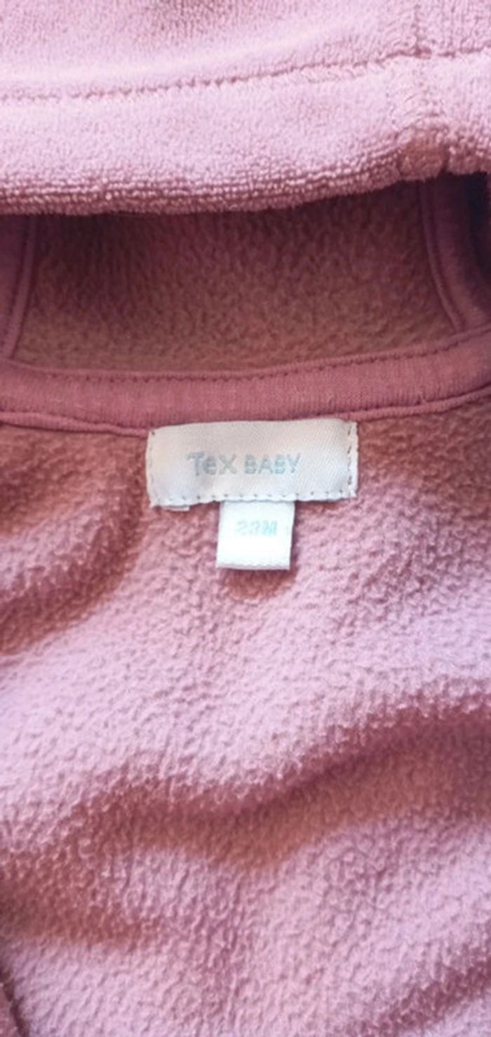 Veste polaire Tex baby taille 23 mois - photo numéro 2