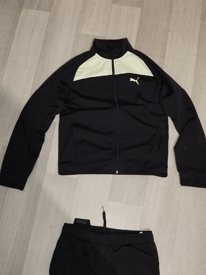 ensemble de survetement Puma noir fluo garçon 11 à 12 ans - photo numéro 3