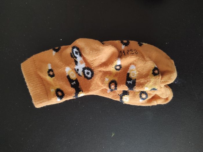 🧦 Lot de 2 paires de chaussettes garçon – taille 21-23, motif voiture - photo numéro 2