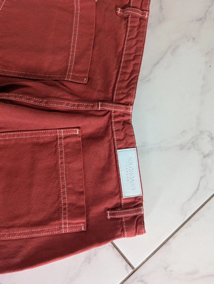 Pantalon à jambe large Bolongaro - Taille 38 - Neuf sans étiquette - photo numéro 4