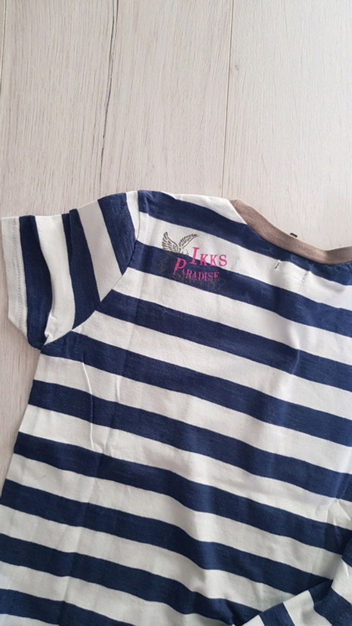 Lot de 2 tee shirts garçon 8ans ikks tex - photo numéro 6