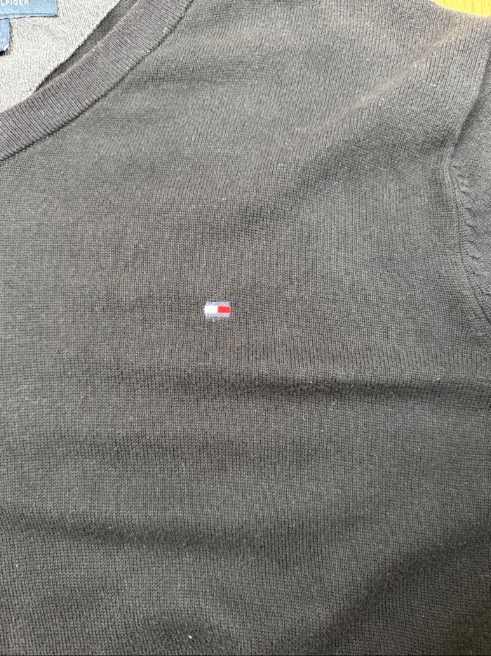 Pull Tommy Hilfiger noir – Taille L - photo numéro 4