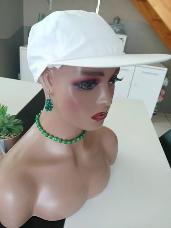 Casquette blanche Neuve🌿🌈