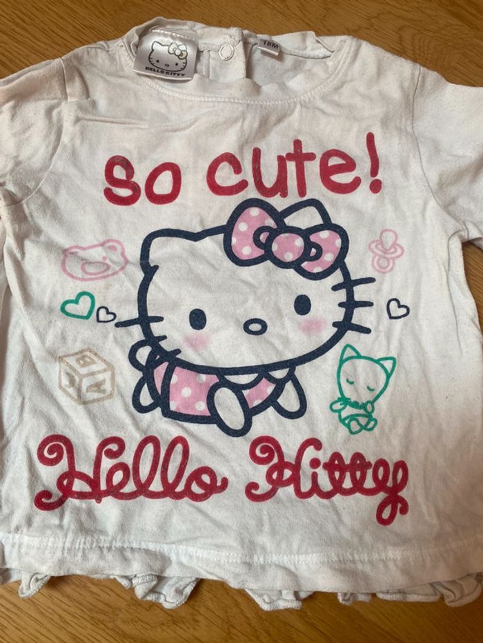 T-shirt hello kitty 18 mois - photo numéro 2