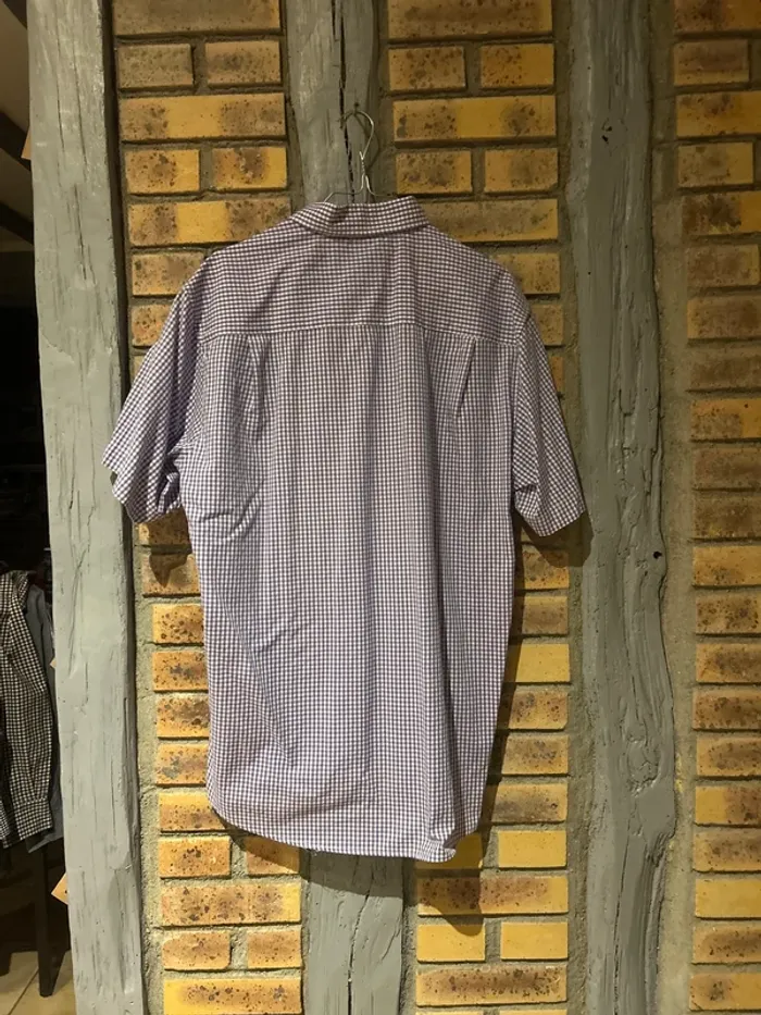 Chemise à carreaux manches courtes homme,Pierre Cardin taille XL - photo numéro 4