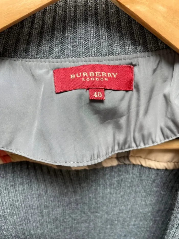 Burberry Jacket Grey - Womens Size 40 / M - Made in Spain 🇪🇸 - photo numéro 6