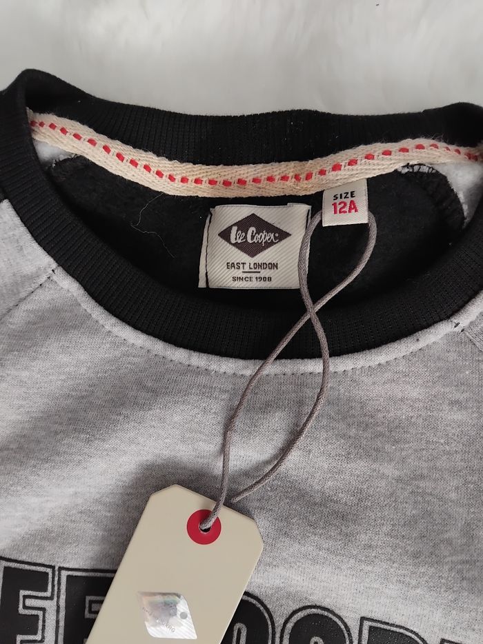 Sweat gris Lee Cooper, 12 ans - photo numéro 7