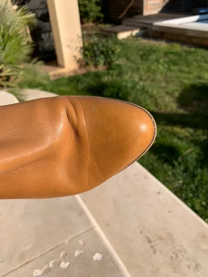 Bottines cuir marron taille 37 - photo numéro 3