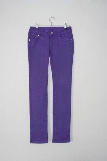 Jeans violet taille 36