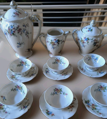 Service à café six tasses