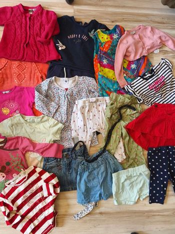 Lot vêtements fille 2 ans 