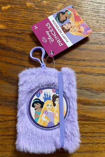 Mini carnet peluche à suspendre Disney princesse neuf