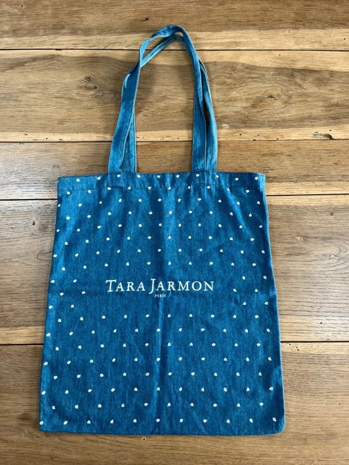 Tote bag bleu Tara Jarmon